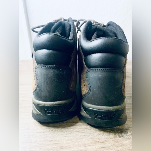 Timberland Rock Rimmon Hiking Boots Brown Mid Top Lace Up Leather Mens US Sz 12w - Picture 4 of 4